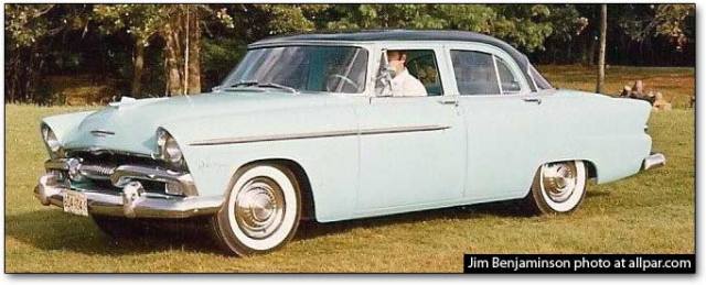 The most beautiful machine ever built, the 1955 Plymouth Belvedere.  If I wasn't driving a Honda (or besides driving my Honda), I would love to drive this baby.  Of course, mostly for sentimental value, since I learned how to drive in this car.  